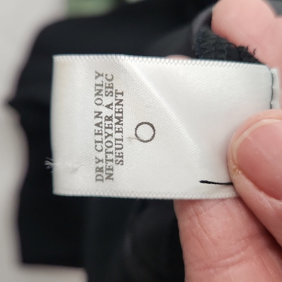 A.L.C. Black Viscose Cross Front Pants - Picture 8 of 8